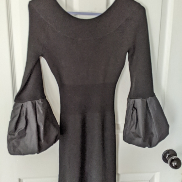 BCBG Puff Sleeve Body Con Dress - Picture 6 of 7